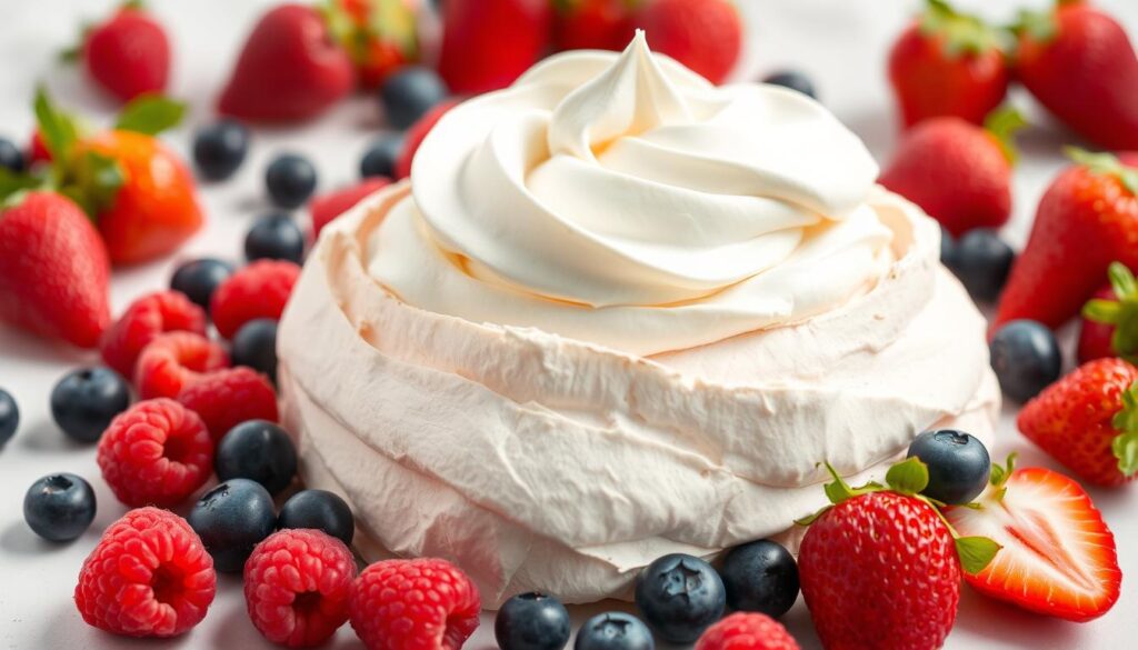 summer berry pavlova UK recipe